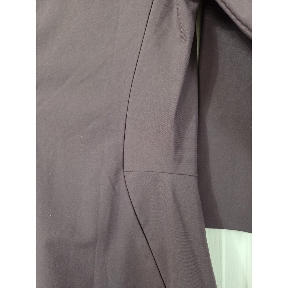 QOR Raisin Brown Asymmetrical Neckline 3/4 Sleeve Knee Length Dress NWT, Small - Picture 13 of 15